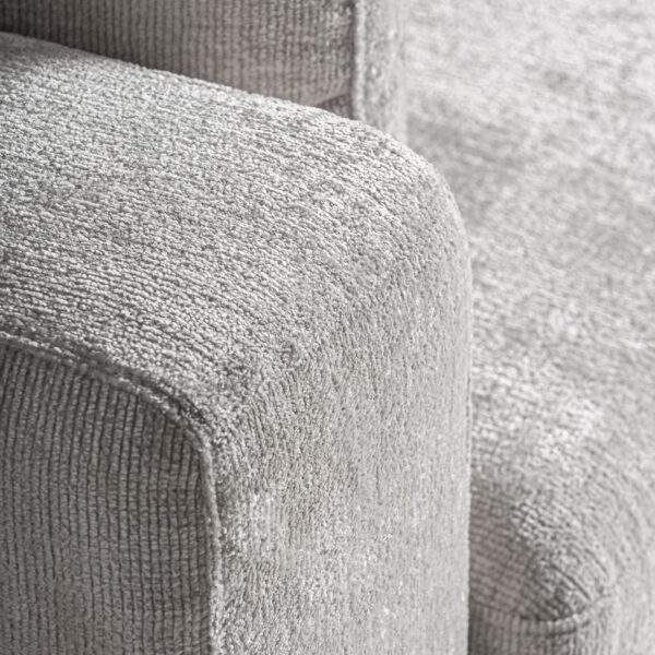 Canapea modulara alb gri modul lateral din tesatura Deruta - imagine 9