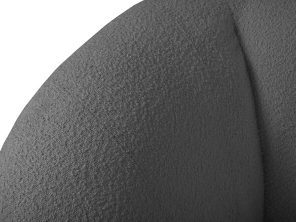 Canapea 3 locuri gri din tesatura boucle Essen - imagine 5