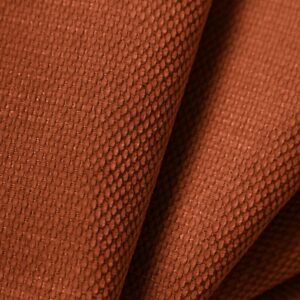 Canapea caramizie 4 locuri din tesatura chenille Francesca Left