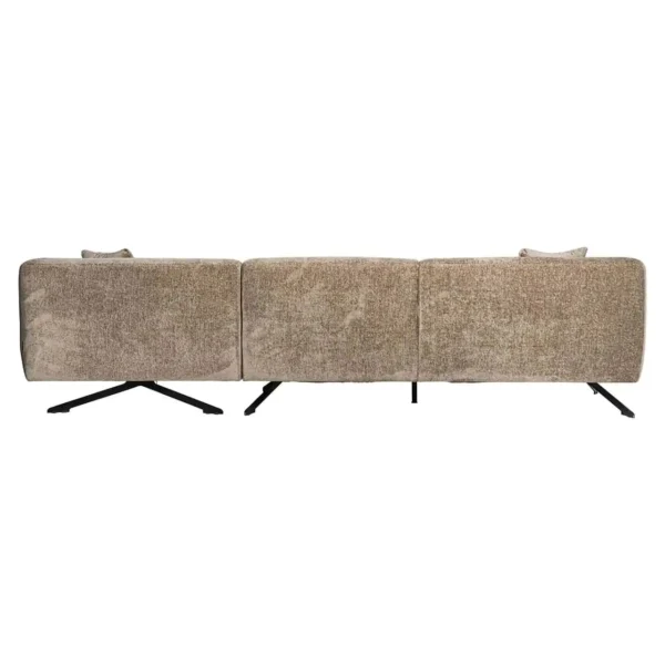 Coltar maro din tesatura chenille Donovan Right - imagine 6