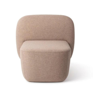 Fotoliu bej din tesatura din lana Oshu