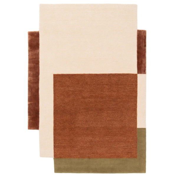 Covor multicolor din lana 160x230 Bauhaus