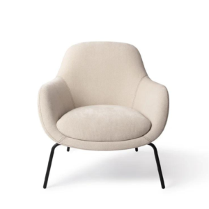 Fotoliu bej din tesatura si metal Ugo