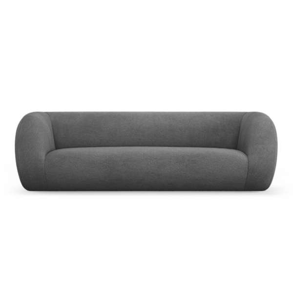 Canapea 3 locuri gri din tesatura boucle Essen