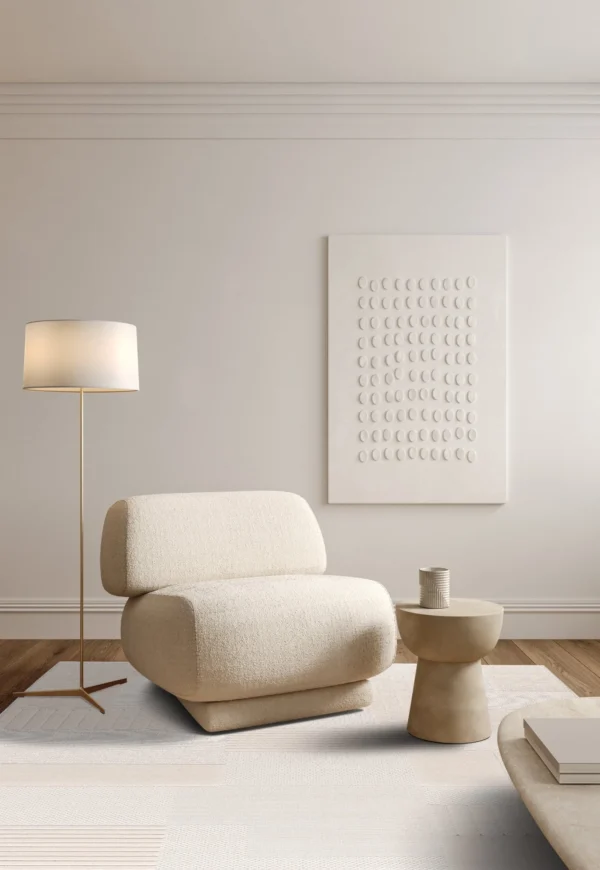 Covor bej tridimensional 120x170 Jules - imagine 2