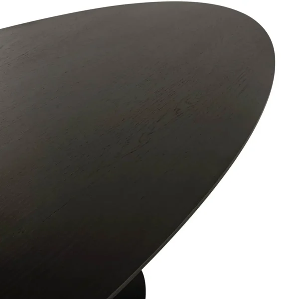 Masa dining neagra din lemn de stejar Gordon - imagine 4