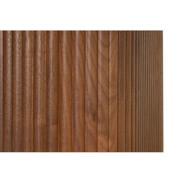 Masa dining ovala maro din MDF si ceramica Urban Chique - imagine 4