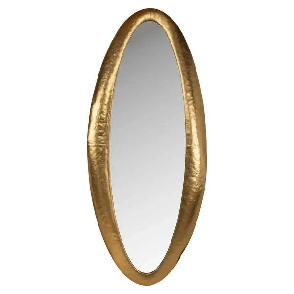 Oglinda decorativa aurie din metal Belia