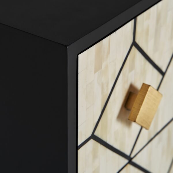 Comoda bej/neagra din MDF si os Charmes - imagine 6