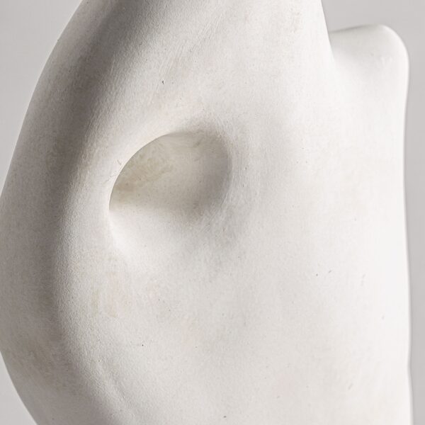 Figurina decorativa alba din ceramica Leghe - imagine 2