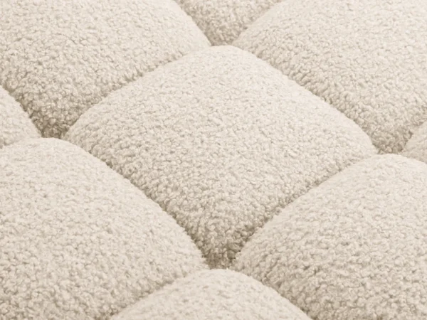 Coltar modular 4 locuri bej deschis din tesatura boucle Bellis Left - imagine 7