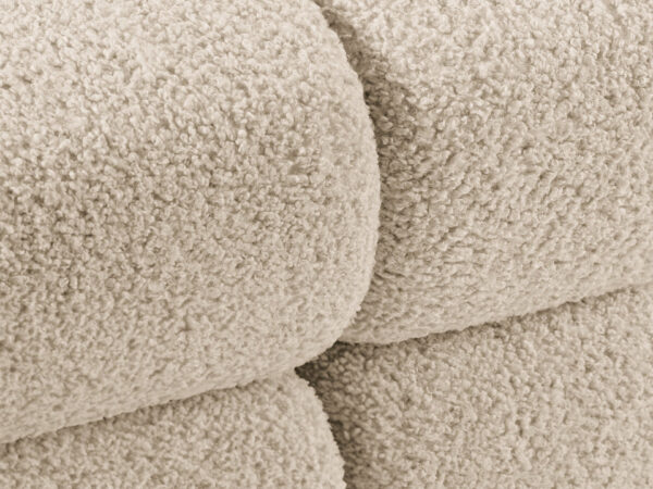 Coltar modular 4 locuri bej deschis din tesatura boucle Bellis Left - imagine 6