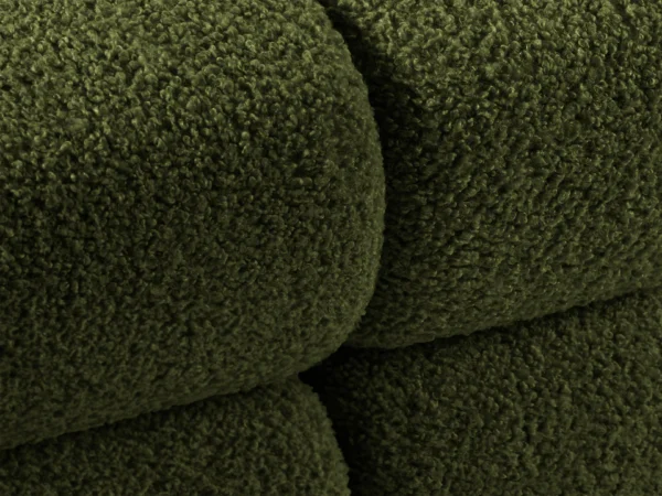 Coltar modular 4 locuri verde din tesatura boucle Bellis Left - imagine 7