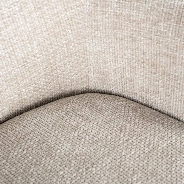 Scaun de bar bej deschis din tesatura texturata Avanti - imagine 7