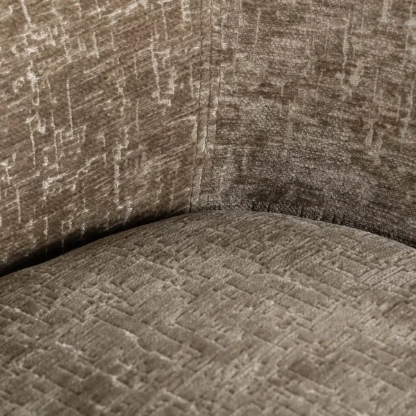 Scaun de bar maro din tesatura texturata Avanti - imagine 6