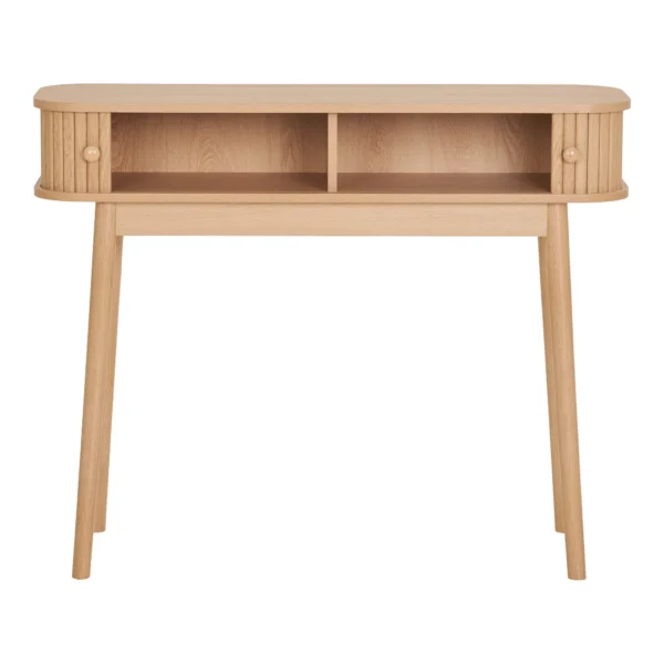 Consola bej natur din MDF si lemn Nikko - imagine 4