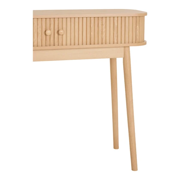 Consola bej natur din MDF si lemn Nikko - imagine 6
