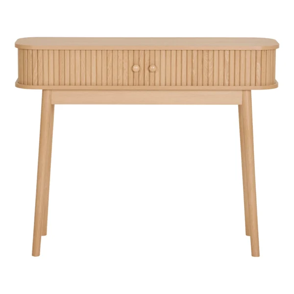 Consola bej natur din MDF si lemn Nikko