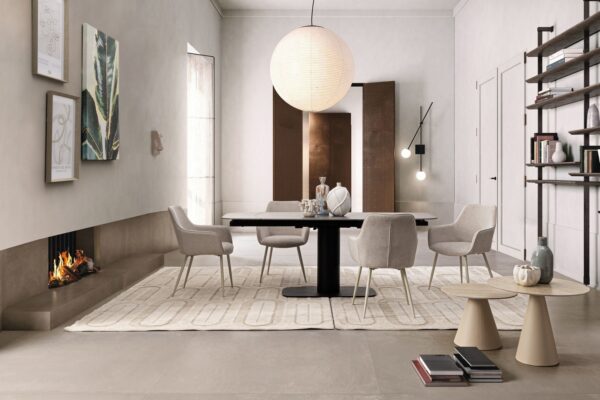 Set 2 mese de cafea bej din metal si ceramica Hardy - imagine 8