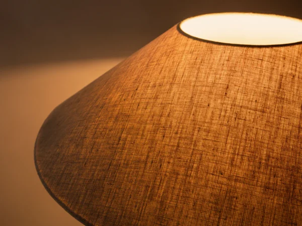 Lampadar bej din tesatura de in Dione - imagine 9