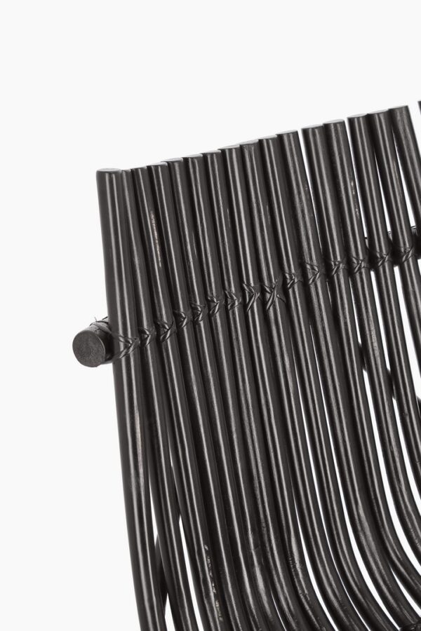Set 2 scaune de exterior negre din ratan Menendez - imagine 7