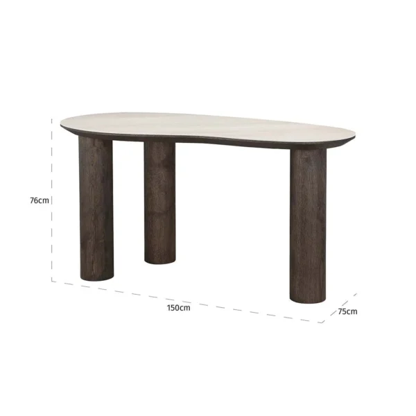 Birou maro din MDF si ceramica Ritz - imagine 3