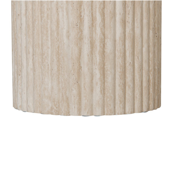 Masa laterala bej din MDF si ceramica Craft - imagine 3