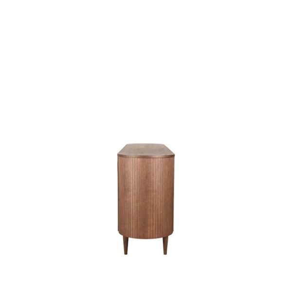 Bufet inferior maro din furnir de stejar 220 cm Olivia - imagine 6