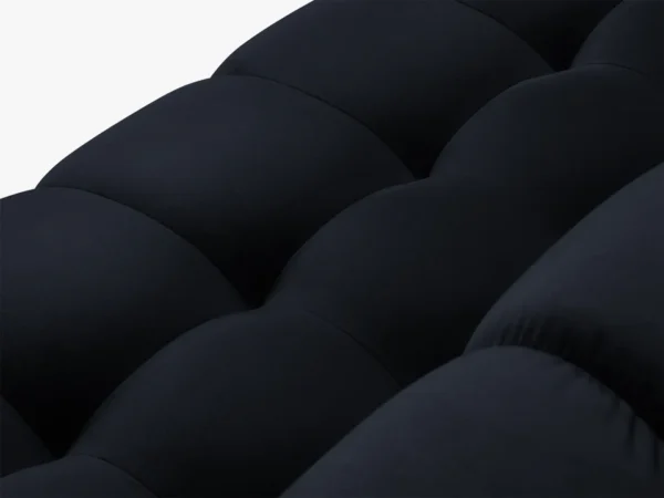 Coltar modular 6 locuri albastru indigo din catifea Mamaia - imagine 6