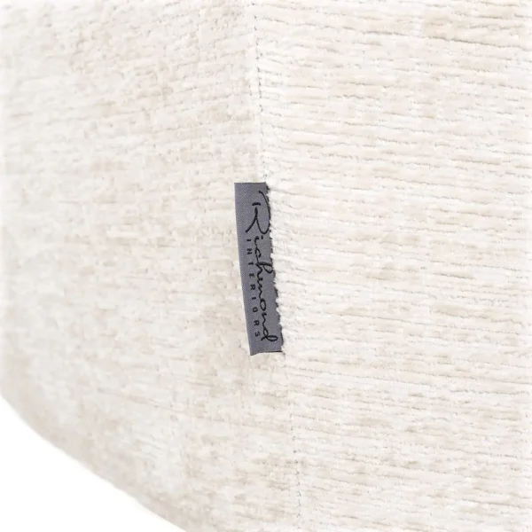 Scaun dining rotativ crem deschis din tesatura chenille Endure - imagine 6