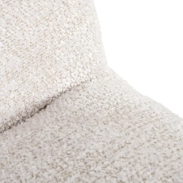 Fotoliu crem din tesatura chenille Ophelia - imagine 6