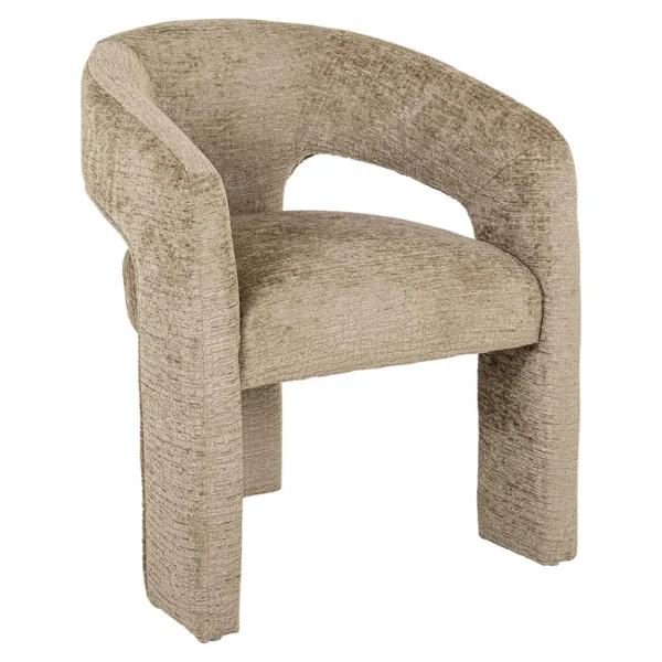 Scaun dining maro din tesatura chenille Paris