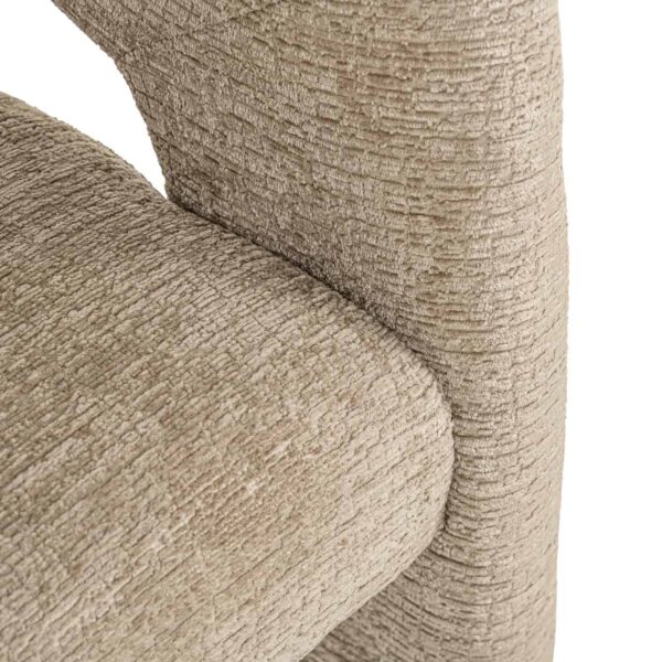 Scaun dining maro din tesatura chenille Paris - imagine 5