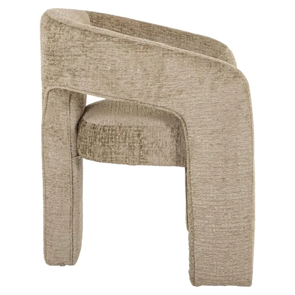 Scaun dining maro din tesatura chenille Paris - imagine 3