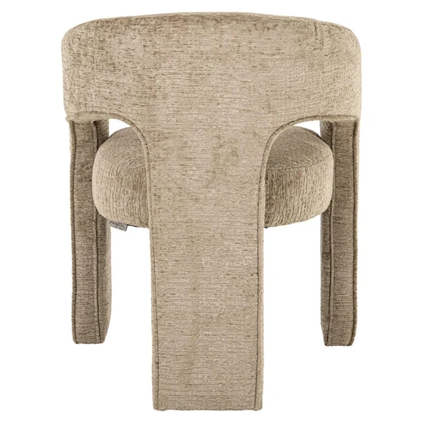 Scaun dining maro din tesatura chenille Paris - imagine 4