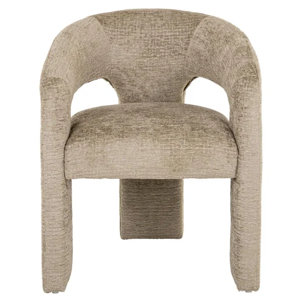 Scaun dining maro din tesatura chenille Paris - imagine 2