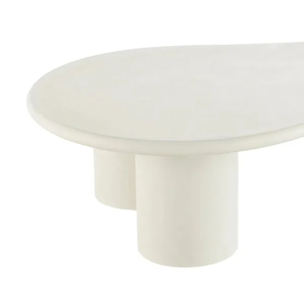 Masa de cafea alb gri din MDF Palmera - imagine 3