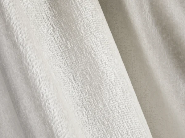 Pat tapitat crem deschis din tesatura chenille Lupine - imagine 5