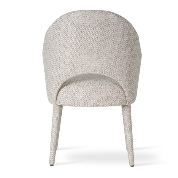 Scaun dining bej din tesatura Goda Sack - imagine 4