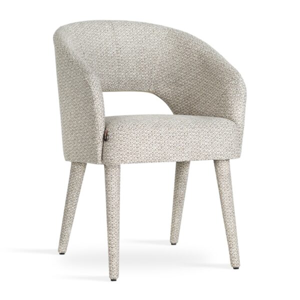 Scaun dining bej din tesatura Ines Supreme Sack