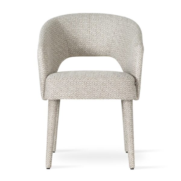 Scaun dining bej din tesatura Ines Supreme Sack - imagine 2