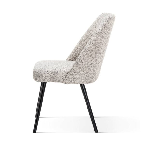 Scaun dining bej din tesatura Bosfor - imagine 3