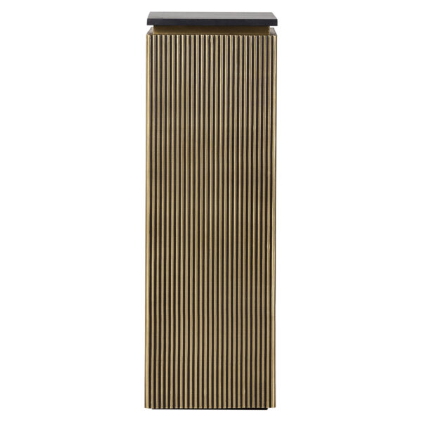 Piedestal auriu din MDF si metal h110 Ironville - imagine 2