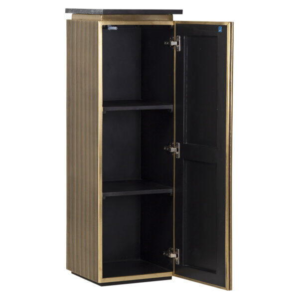 Piedestal auriu din MDF si metal h110 Ironville - imagine 3