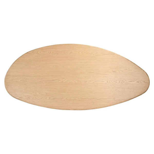 Masa dining bej natur din lemn Oakley - imagine 4