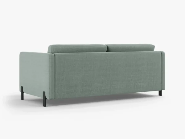 Canapea extensibila verde menta din tesatura structurata Gloria - imagine 4