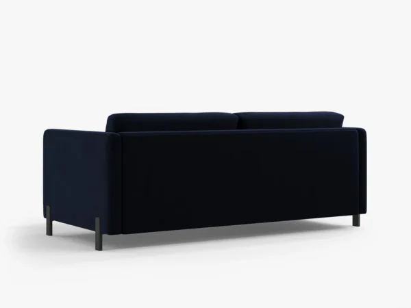 Canapea extensibila albastru indigo din catifea Gloria - imagine 4