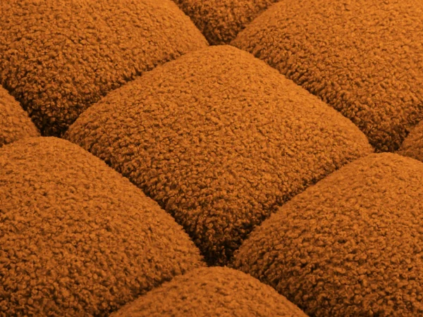 Canapea modulara 3 locuri caramizie din tesatura boucle Bellis - imagine 6