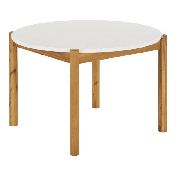 Set mobilier de exterior bej din lemn Terracina - imagine 4
