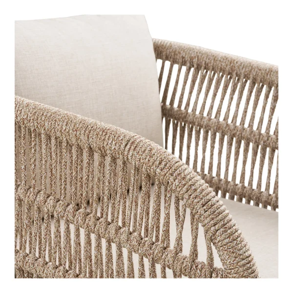 Set mobilier de exterior bej din lemn Terracina - imagine 5